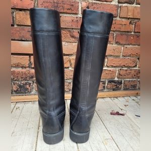 Timberland tall boots size 8 Black